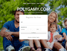 Tablet Screenshot of polygamy.com